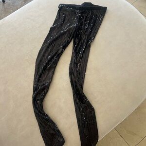 Sequined leggings S